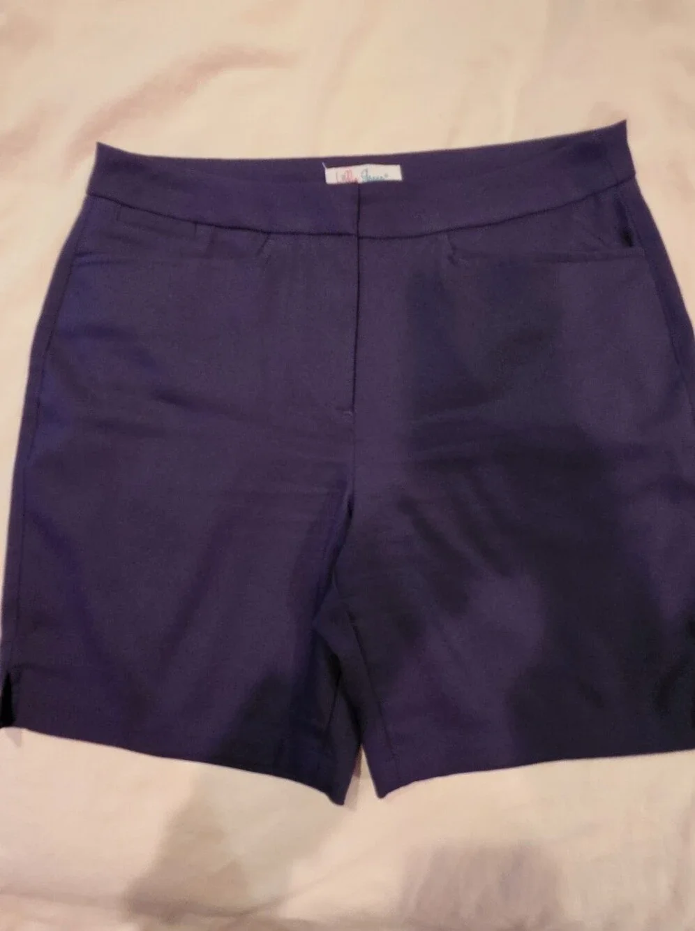 Tailored Women's Bermuda Shorts in Deep Purple